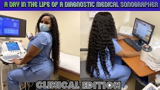 A day in the life of a Diagnostic Medical Sonography Student  CLINICAL EDITION [upl. by Clarey]