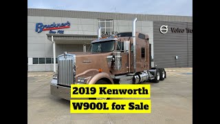 Used 2019 Kenworth W900L Semi Truck for SALE A7874P Full Walkaround Sold [upl. by Vashti]