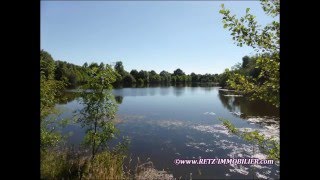 205176 vente propriété vendée 5 hectares zone loisir maison caractère dépendances étang [upl. by Natam]