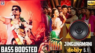 JingunamaniBASS🎧 BOOSTED Song Tamil  Jilla Movie  Vijay  D lmman Musical tamil vijay [upl. by Adnuhs]