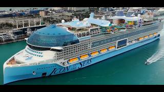 Icon of the Seas  The Largest Cruise Ship in the World [upl. by Ayomat15]