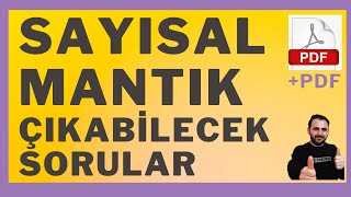 Sayısal Mantık ÇIKABİLECEK ÖSYM TARZI 25 SORU DGS KPSS ALES  2023 DGS KPSS ALES [upl. by Ehtylb847]