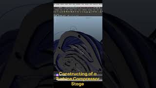 Constructing a compressor stage for a jet turbine combustion jetengine [upl. by Hazem374]