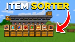 Cómo Hacer un Item Sorter  Minecraft Java 120 [upl. by Clovah339]