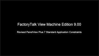 PanelView Plus amp FactoryTalk View ME v900 PanelView Plus 7 Standard Display Count Update [upl. by Sihun715]