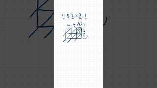 How to do the lattice method to multiply decimals easily [upl. by Yasnil]