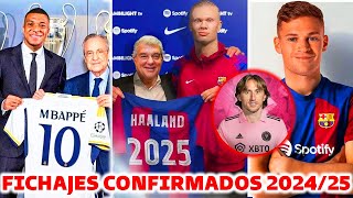 🚨LOS FICHAJES YA CONFIRMADOS PARA LA PROXIMA TEMPORADA 202425 [upl. by Timrek]