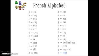 French Alphabet Song [upl. by Tharp]