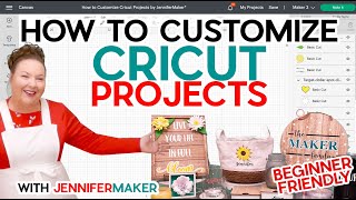 How to Customize Cricut Projects  Resize Duplicate amp Offset [upl. by Aivataj]