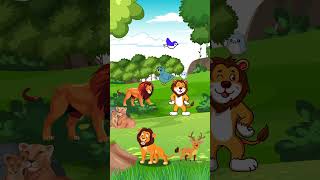 Lion Songs P1  Nursery Rhymes  Baby Songs  Kids Songs shorts educational babysongs kidssongs [upl. by Anoi]