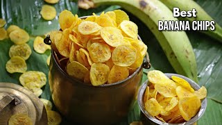 100 బెస్ట్ బనానా చిప్స్  Perfect Banana Chips recipe in Telugu  Kerala Nendran chipsVismaiFood [upl. by Catt]