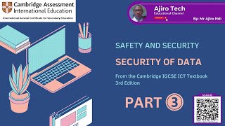 IGCSE ICT Paper 1  Safety and Security  Security of Data  Chapter 8 [upl. by Gerard]