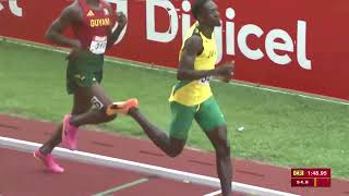 CARIFTA Games 2024 Grenada  Boys 800 Meter Run Under 20 SF 1 [upl. by Htevi]