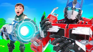 Fortnite Transformers Optimus Prime x Beasty Shawn  Beastimus Prime [upl. by Simetra]