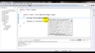 Java Tutorial  Accepting input via GUI Input Dialog [upl. by Clance963]