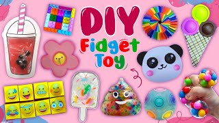 15 DIY Super Fidget Toys  Pop It and Stress Relief Toys  Viral TikTok Videos fidget diy popit [upl. by Anthia]