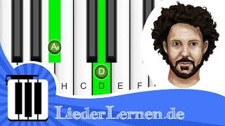 Max Herre  Blick nach vorn  Klavier lernen  Musiknoten  Akkorde [upl. by Ajssatan]