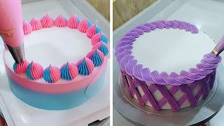 Quick amp Simple Cake Decorating Ideas  Most Satisfying Chocolate  Dessert Chocolate Cake Recipes [upl. by Adnohsat]