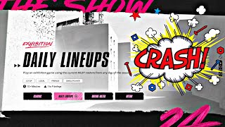 Daily Lineups makes MLB the Show 24 Crash [upl. by Nylla42]