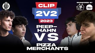 PEEP HAHN vs PIZZA MERCHANTS  Quarterfinal  CLIP 2v2 Loopstation Battle 2023 [upl. by Aihtnyc]