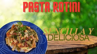 Deliciosa Pasta Rotini Receta Fácil y Rápida [upl. by Vanya]