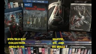 DVDBluRay Collection Update 14 Marvel DC and HG Wells [upl. by Naitsirt872]