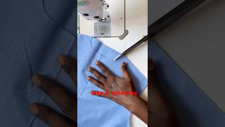 How to Stitch a Perfect Shirt Shoulder  Sewing Tips and tricks shorts shortfeed [upl. by Tia]