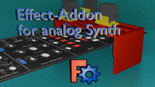 FreeCAD  Konstruktion einer 3Ddruckbaren Erweiterung für einen analogen Synthesizer [upl. by Mcclain]