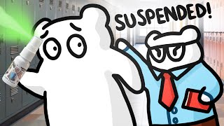 I Got Suspended for Using a FART SPRAY [upl. by Attelliw]