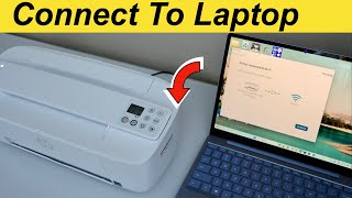 How To Connect HP DeskJet 3700 To Laptop [upl. by Adriano72]