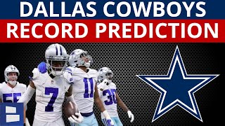 Dallas Cowboys 2022 Record Prediction And Schedule Breakdown [upl. by Latrell]