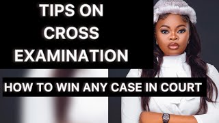 CROSS EXAMINATION HOW TO CROSS EXAMINE A WITNESS [upl. by Oironoh243]