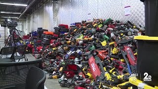 Police recover 15000 stolen construction tools in Howard County [upl. by Geier135]