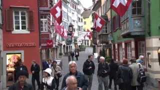 Zurich Switzerland Old Town walking tour [upl. by Emse891]