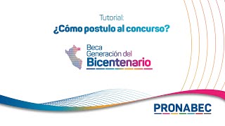 Beca Generación del Bicentenario 2021 ¿Cómo postular al concurso [upl. by Appleton177]