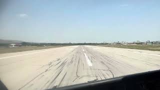 iranair Fokker F100 taxi and takeoff from runway 13L of mashhad airport of iranOIMMMHD [upl. by Arrim]