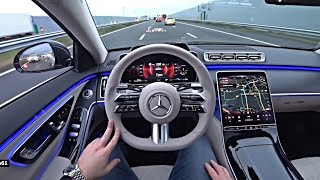 The New Mercedes S Class S500 2024 Test Drive [upl. by Daffi]