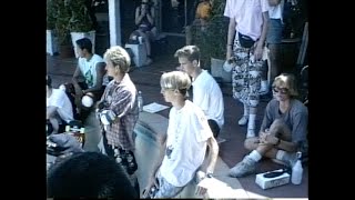 GLEAMING THE CUBE Tony Hawk Bones Brigade Christian Slater skating BTS 1988 [upl. by Iain809]