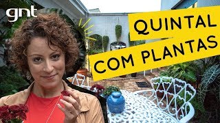 Quintal de casa com plantas tropicais  Jardinagem  Carol Costa [upl. by Sauveur207]