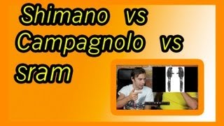 Sram vs Shimano vs Campagnolo  il migliore [upl. by Ocko]