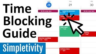 Time Blocking with Google Calendar Tutorial amp Tips [upl. by Bland]