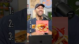 RANK THESE FAST FOOD ITEMS Do You Agree shorts ranking rank food fastfood menu tasty [upl. by Elia]