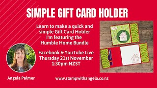 Simple Gift Card Holder [upl. by Kawai]