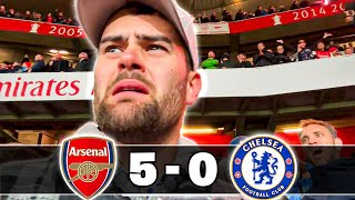 POCHETTINO HANG YOUR HEAD IN SHAME  Arsenal 5  0 Chelsea  Match Day Vlog Alex [upl. by Nujra]