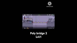 Poly bridge 2 lvl1  gaming polybridge2  like and subscribe [upl. by Noswad]