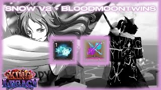 NEW BROKEN SNOW V2 AND BLOODMOON TWINSWORD PVP  King Legacy Update 60 [upl. by Leugimesoj]