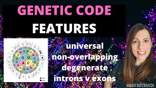 Features of the GENETIC CODE Alevel Biology Degenerate nonoverlapping and universal [upl. by Kelci]