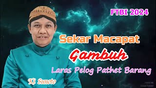 SEKAR MACAPAT GAMBUH LARAS PELOG PATHET BARANG  FTBI [upl. by Pietrek840]