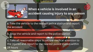 RTO Driving Test Questions and Answers  LLR test question and answers rto driving learning llr [upl. by Darrelle]