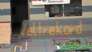 German domino record 2010 with 446514 dominoes Part 2 of 2 [upl. by Elroy522]